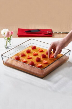 Premium Pyrex Large Square Tray 59314 4100 Cc - Paşabahçe