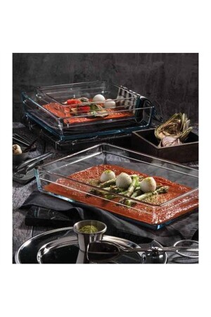 Premium Rectangular Large Size Pyrex Tray Oven Dish 59334 - Paşabahçe