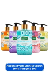 Premium Sıvı Sabun Tanışma Paketi - 5 X 400 ml SIVISABUNSET - Komili