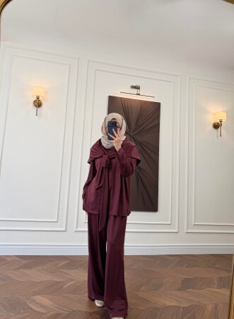 Premium Vinny Suit - Burgundy - Duendeca