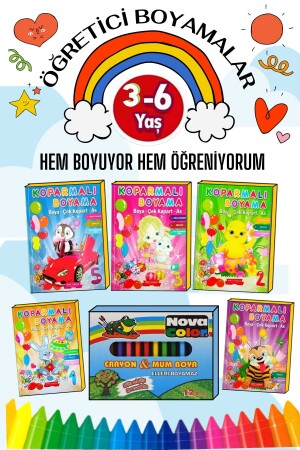 Preschool (3-6 YEARS) Educational Activity Painting Set BOYAMASET02 - GÖNÜL YAYINCILIK