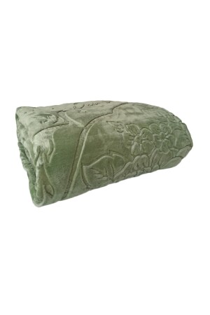 Prestige-Decke für Doppelbett – grüner goldener Schwan – 5397817-9434 - Özdilek