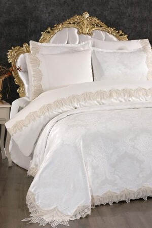 Pride Bridal Set 7 Piece Cream CD447701 - Çeyiz Diyarı