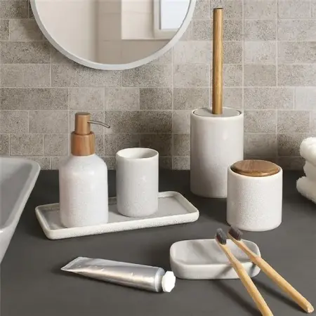 Primanova Elegance Bathroom Set, 6 Pieces - PRIMANOVA