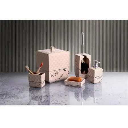 Primanova Nero Bathroom Set Beige - PRIMANOVA