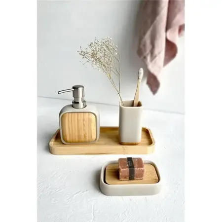 Primanova Sau 4-Piece Bathroom Set - PRIMANOVA