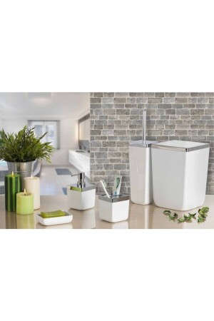 Primanova Toskanisches Badezimmer-Set / Weiß – 5-teilig M-SAS01-01 - Prima Nova