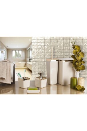Primanova Tuscany Badezimmer-Set / Beige-Gold-Rahmen M-SAS01-09A - Prima Nova