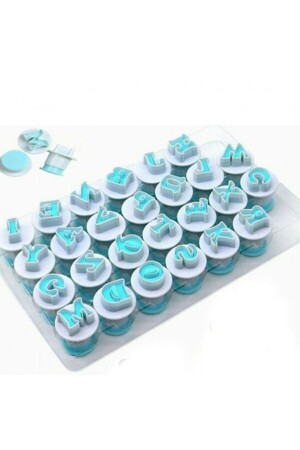 Printed Alphabet Set Capital Letter Kopat Sugar Dough Mold with Injector 26 Pieces TYC00643921556 - Tinky Winky