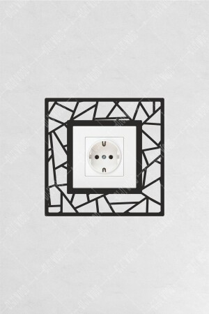 Prism Decorative Single Socket Frame - Diji Wood