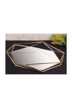 Prism Service Tray Prism Mirrored Tray TRKN00016 - İNCİR HOME CONSPET
