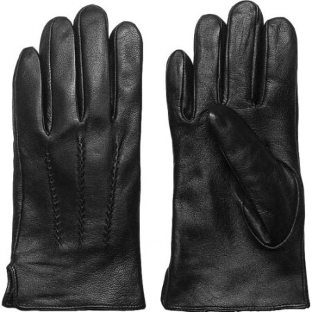 Prius Lux Genuine Leather Gloves for Men Black DM00176 - Prius Lux
