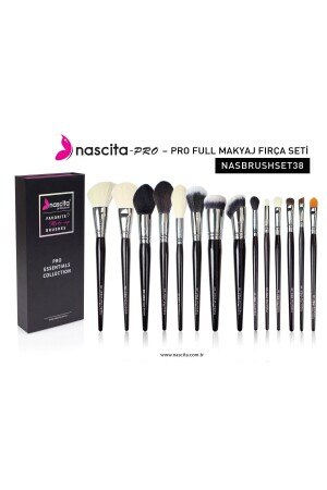 Pro Essentials Collection Makeup Brush Set Full Nasbrushset38 - Nascita