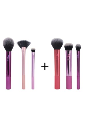 Pro Multi-Purpose Brush Set 3-Piece - 67 + Pro Face Makeup Brush Set 3-Piece- 68 - Nascita