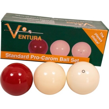 Professional carom ball set Ventura Standard Pro-Carom Ball Set 61.5 mm - Ventura