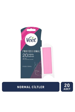 Professional Facial Waxing Strips for Normal Skin 20pcs - Veet