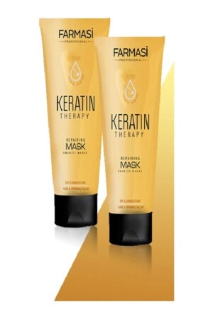 Professional Keratin Therapy Repairing Hair Mask-200 Ml 2 Pieces 6689898988 - Farmasi