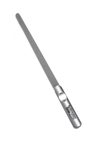 Professional Solingen Large Size Steel Nail File - Stainless Steel Grau-205 - Grau