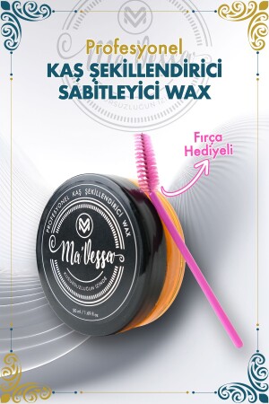 Professionelles Augenbrauenformungs-Stabilisierungswachs 50 ml (mit Pinselgeschenk) - Ma'vessa