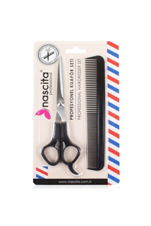 Professionelles Friseurset (Schere + Kamm) - Nascita