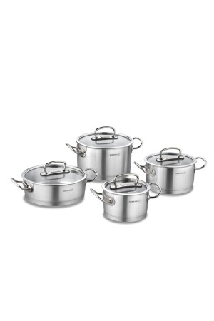 Proline 8 Piece Inox Cookware Set A1147 - KORKMAZ
