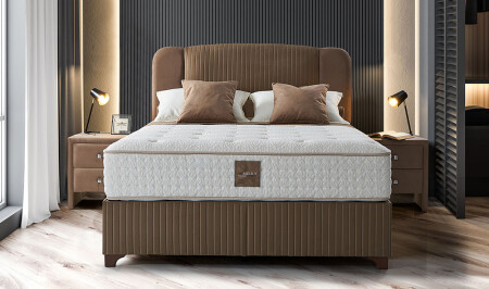 Promilky Sandra Base + Headboard + Mattress - Cadde Yıldız