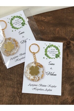 Promise Engagement Wedding Henna Wedding Gift Epoxy Keychain 20 Pieces Quran Souvenir Circumcision Mevlüt - Masalsı Concept