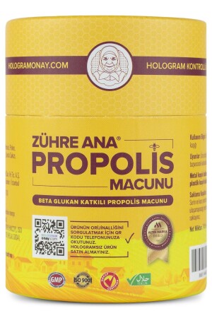 Propolis Paste - Hologram Product with Beta Glucan and Ginseng Additives - Zühre Ana