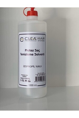 Prosthetic Hair Tape Remover Solvent 1lt Practical New Packaging - Cleahair