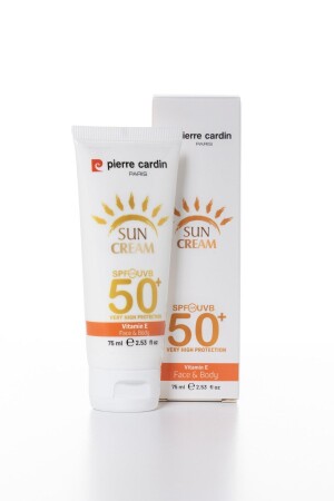 Protective Sun Cream 50+ SPF Very High Protection - 75 Ml - Pierre Cardin