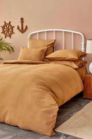 Pruva Mustard Double Duvet Cover Set 180. 01. 01. 0405 - Nautica Home
