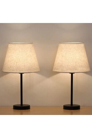 Pu Design Original Melted European Fabric Lampshade Set 2' - Ayd-2570 AYD-2570 - HOMİNG