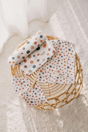 Puantiye Müslin Set BEK1204012 - BABYBEK
