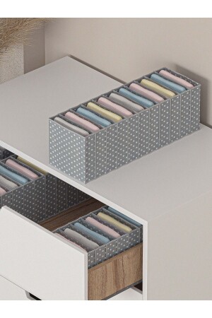 PUANTİYELİ Çekmece Içi Akordiyon Organizer-16x43x14 Cm - She Berrak