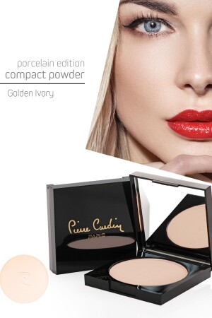 Pudra - Porcelain Edition Compact Powder Golden Ivory 8680570466936 - Pierre Cardin