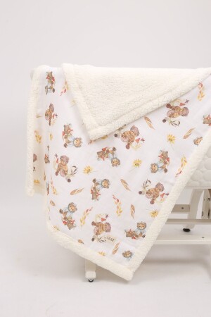 Puffy Sheep Hair Muslin Blanket - 70x100 Cm ZTPUF00 - LUCKKA
