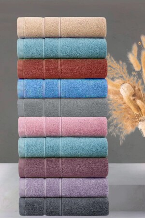 Puffy Soft 10'lu 50x90 cm El&Yüz Havlu Seti - Mariva Home