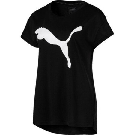 Puma Active Logo Tee Cotton Black - Puma