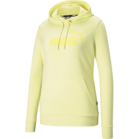 Puma Damen Ess Logo Hoodie Gelb 586797 40 - Puma