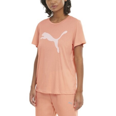 Puma Damen Evostripe T-Shirt Pfirsich - Puma