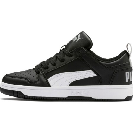 Puma Erkek Çocuk Rebound Layup Lo SL Jr Siyah 370490 02 Ayakkabı - Puma