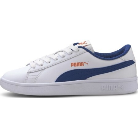 Puma Erkek Çocuk Smash V2 L JR Beyaz Ayakkabı - Puma