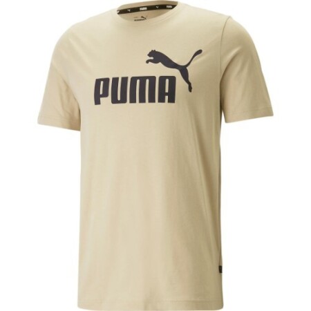 Puma Erkek Pamuklu Tişört Ess Logo Tişört Krem 586667 85 - Puma