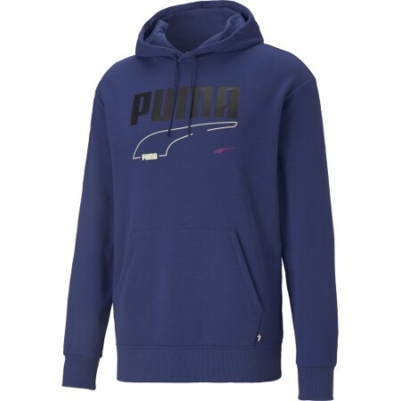 Puma Erkek Rebel Kapüşonlu Sweatshirt TR Elektro Mavi - Puma