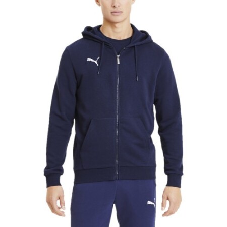 Puma Erkek Sweatshirt teamGOAL 23 Casuals Kapüşonlu Mavi - Puma