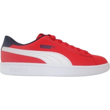 Puma Gençler İçin Ayakkabı Smash V2 Buck Kırmızı - Puma
