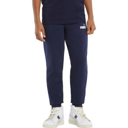 Puma Gençler İçin Pantolon Ess+ 2 Renk Logolu Mavi 586988 96 - Puma