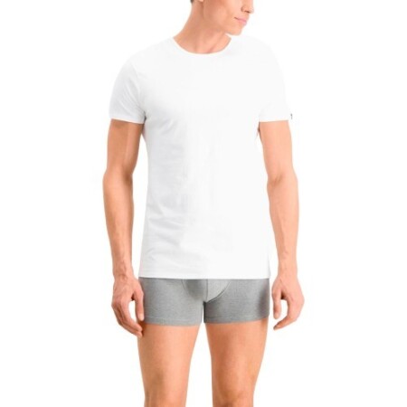 Puma Herren Basic 2-teiliges Cremeweißes T-Shirt 935016 02 - Puma