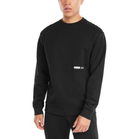 Puma Herren-Sweatshirt Rad Cal Crew Schwarz - Puma