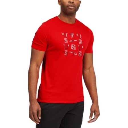 Puma Herren-T-Shirt Elevate Graphic Tee High Red - Puma